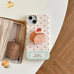 strawberry swiss roll iphone case boogzel clothing