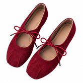 suede lace up mary jane flats boogzel clothing