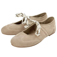 suede lace up mary jane flats boogzel clothing
