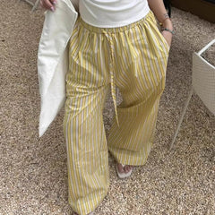summer striped pants boogzel clothing