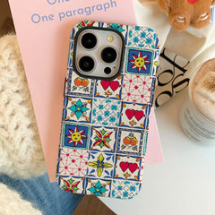 sun and heart pattern iphone case boogzel clothing
