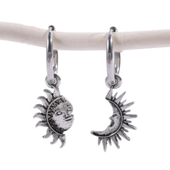 sun and moon aesthetic earrings boogzel clothing