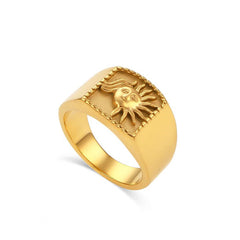 sun gold ring boogzel clothing