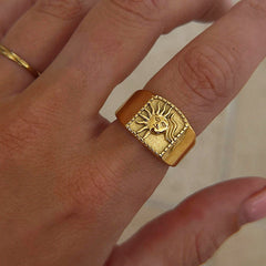 sun gold ring boogzel clothing