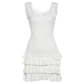 swan balletcore mini dress boogzel clothing