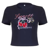 sweet cherry crop top boogzel clothing
