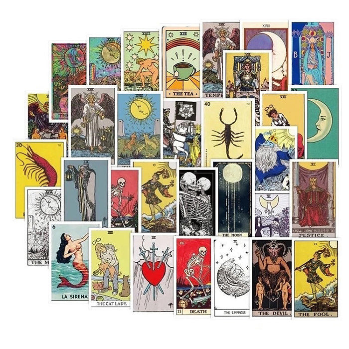 tarot stickers boogzel clothing