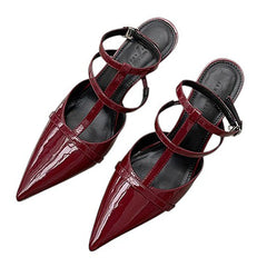 t strap pointed heels boogzel clothing