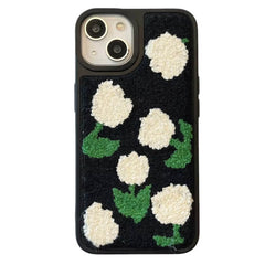 tulip embroidery iphone case boogzel clothing
