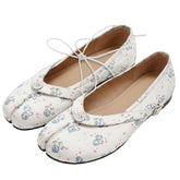 unicorn print tabi ballet flats boogzel clothing