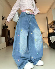 utah style star wide leg jeans boogzel clothing
