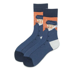 van gogh print socks boogzel clothing