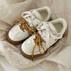 vanilla latte sneakers boogzel clothing