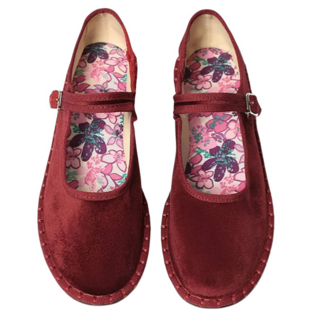 velvet mary jane flats boogzel clothing