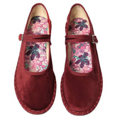 velvet mary jane flats boogzel clothing