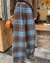 vintage plaid wide leg pants boogzel clothing