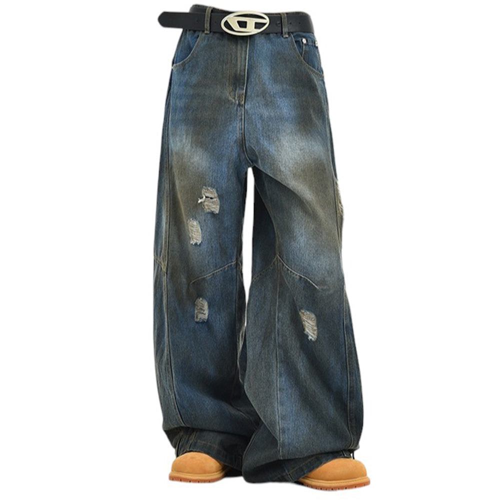 vintage distressed baggy jeans boogzel clothing
