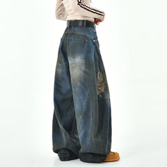 vintage distressed baggy jeans boogzel clothing