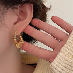 vintage golden hoop earrings boogzel clothing
