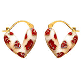vintage heart earrings boogzel clothing
