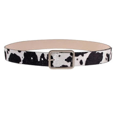 vintage ranch cow print belt boogzel clothing