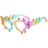 whimsical wavy frame sunglasses boogzel clothing