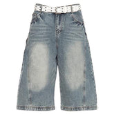 wide leg vintage wash culotte jeans boogzel clothing