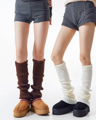 winter ribbed leg warmers boogzel clothing