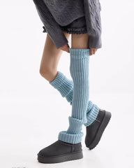 winter ribbed leg warmers boogzel clothing