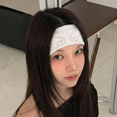 y2k rhinestone angel wings headband boogzel clothing