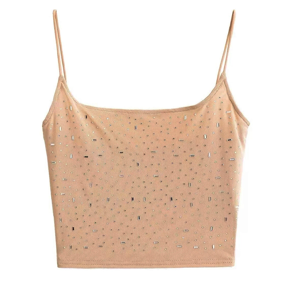 y2k rhinestone tank top boogzel clothing