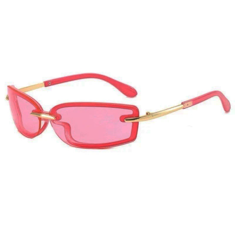 y2k rimless sunglasses boogzel clothing