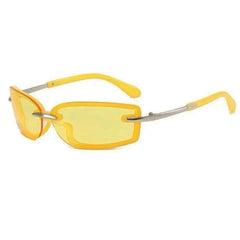 y2k rimless sunglasses boogzel clothing