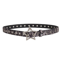 y2k star studded belt boogzel clothing