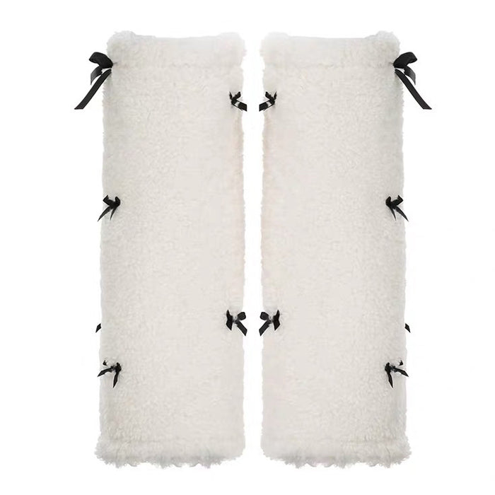 y2k bows leg warmers boogzel clothing