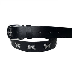 butterfly rhinestone belt boogzel clothing