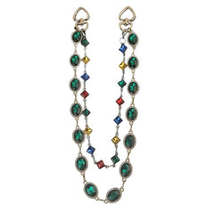 y2k colorful gem jeans chain boogzel clothing
