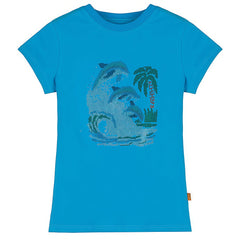 y2k dolphin rhinestone baby tee boogzel clothing