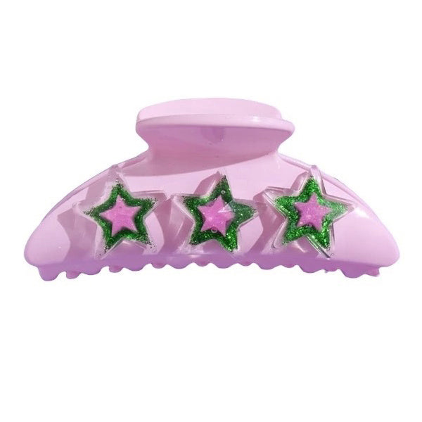 y2k glitter star hair claw boogzel clothing