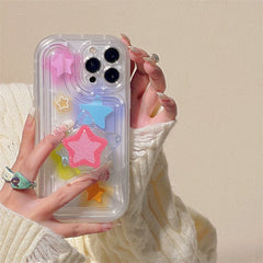 y2k glitter star iphone case boogzel clothing