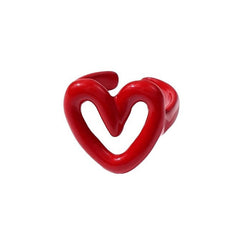 y2k heart chunky ring boogzel clothing
