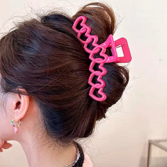 y2k hearts hair claw boogzel clothing