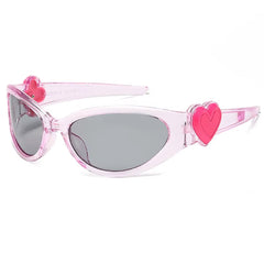 y2k heart sunglasses boogzel clothing