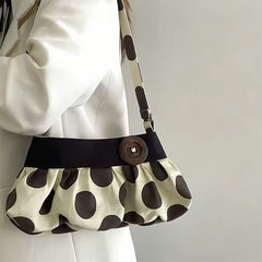y2k polka dot ruched bag boogzel clothing