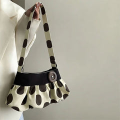 y2k polka dot ruched bag boogzel clothing
