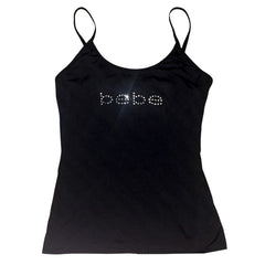 y2k rhinestone bebe tank top boogzel clothing