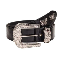 y2k rhinestone butterfly belt boogze lclothing