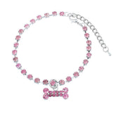 y2k rhinestone dog bone bracelet boogzel clothing