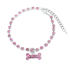 y2k rhinestone dog bone bracelet boogzel clothing