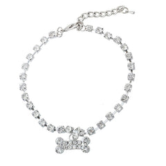 y2k rhinestone dog bone bracelet boogzel clothing